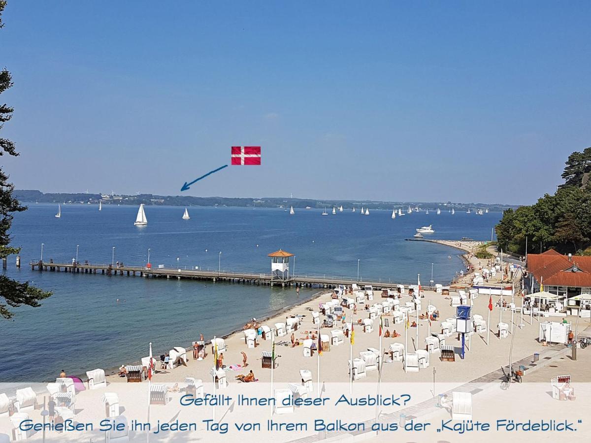 Fewo1846 Intermar - Kajuete Foerdeblick - Familienfreundliches Studioapartment Mit Balkon Und Meerblick グリュックスブルク エクステリア 写真