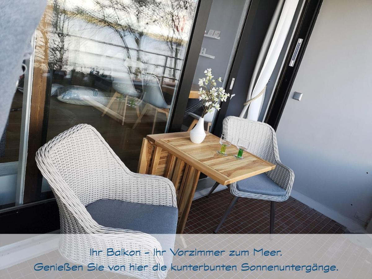Fewo1846 Intermar - Kajuete Foerdeblick - Familienfreundliches Studioapartment Mit Balkon Und Meerblick グリュックスブルク エクステリア 写真